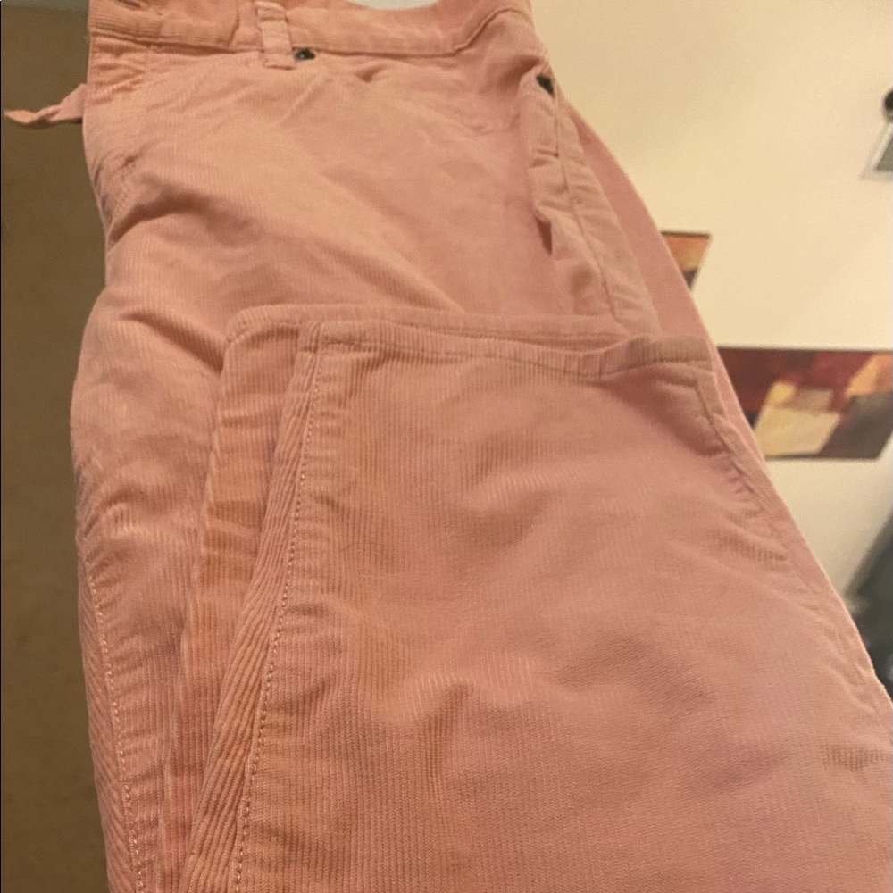 Jcrew skinny leg pink corduroy pants